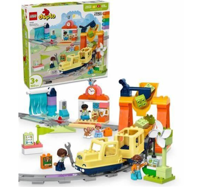 LEGO Конструктор LEGO DUPLO Town Великий інтерактивний громадський потяг (10428-)