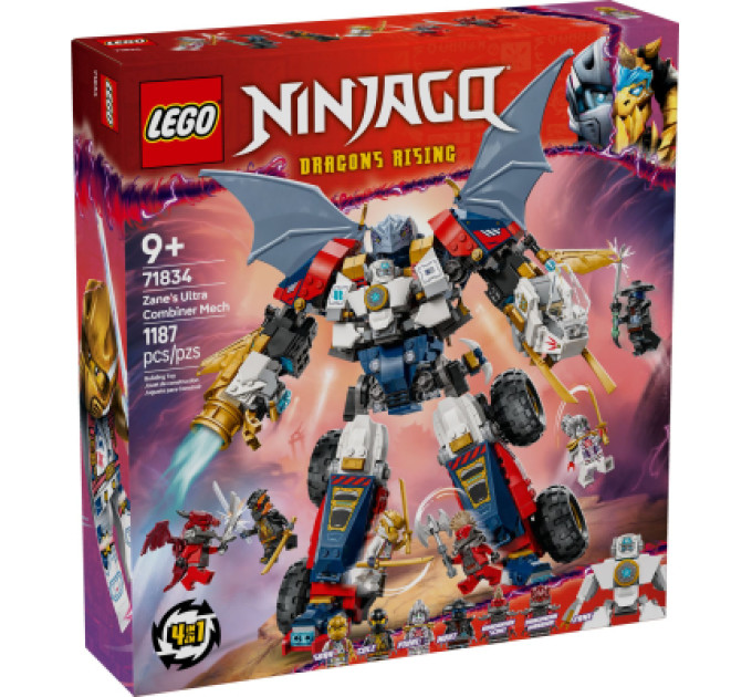 LEGO Конструктор LEGO Ninjago Ультраоб''єднувальний робот Зейна (71834)