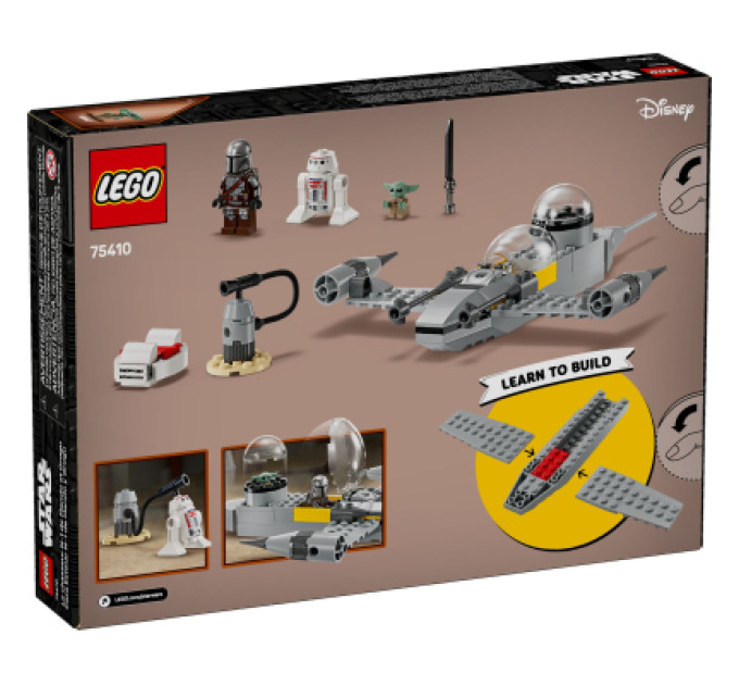 LEGO Конструктор LEGO Star Wars Зоряний винищувач N-1 Мандо й Ґроґу (75410)