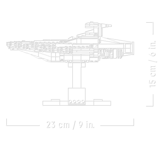 LEGO Конструктор LEGO Star Wars Штурмовий корабель класу Аккламатор (75404)
