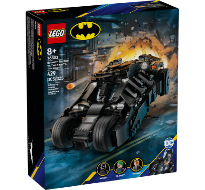 LEGO Конструктор LEGO Super Heroes Бетмен Тумблер проти Дволикого і Джокера (76303-)