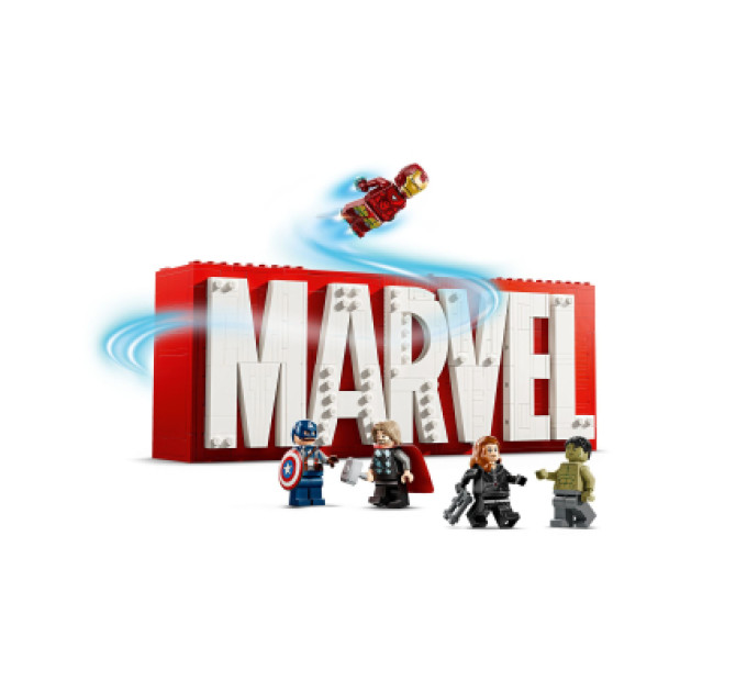 LEGO Конструктор LEGO Super Heroes Логотип і мініфігурки MARVEL (76313)