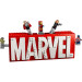 LEGO Конструктор LEGO Super Heroes Логотип і мініфігурки MARVEL (76313)