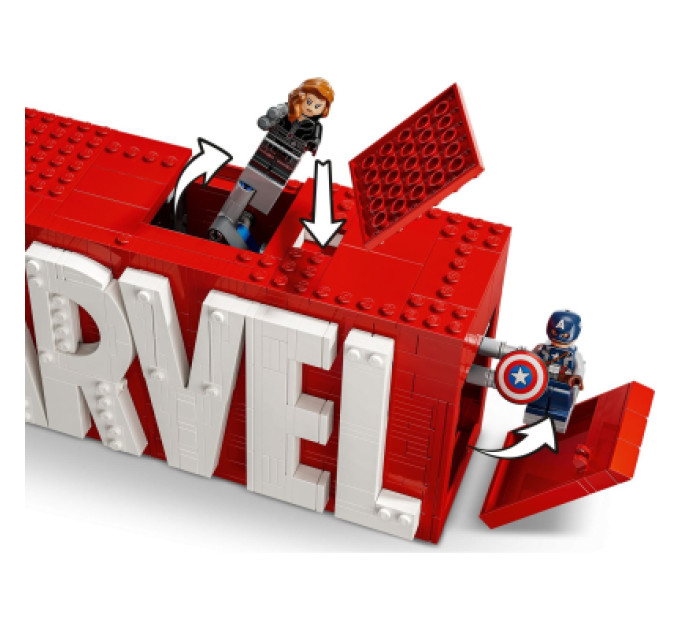 LEGO Конструктор LEGO Super Heroes Логотип і мініфігурки MARVEL (76313)