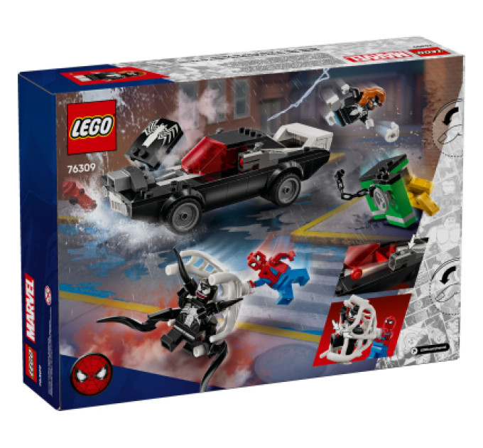 LEGO Конструктор LEGO Super Heroes Людина-павук проти маслкара Венома (76309)