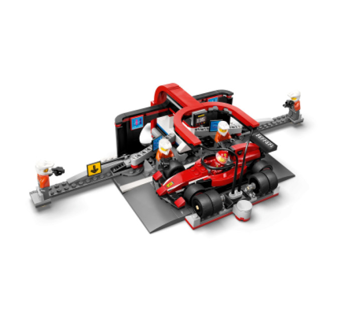 LEGO Конструктор LEGO City Піт-стоп і піт-екіпаж F1 з болідом Ferrari (60443)