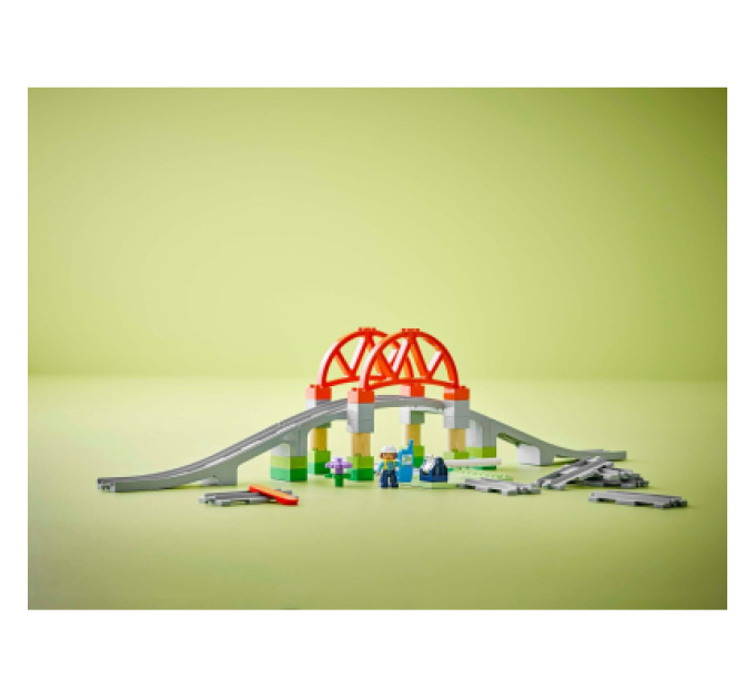 LEGO Конструктор LEGO DUPLO Town Додатковий набір. Залізничний міст і колії (10426)