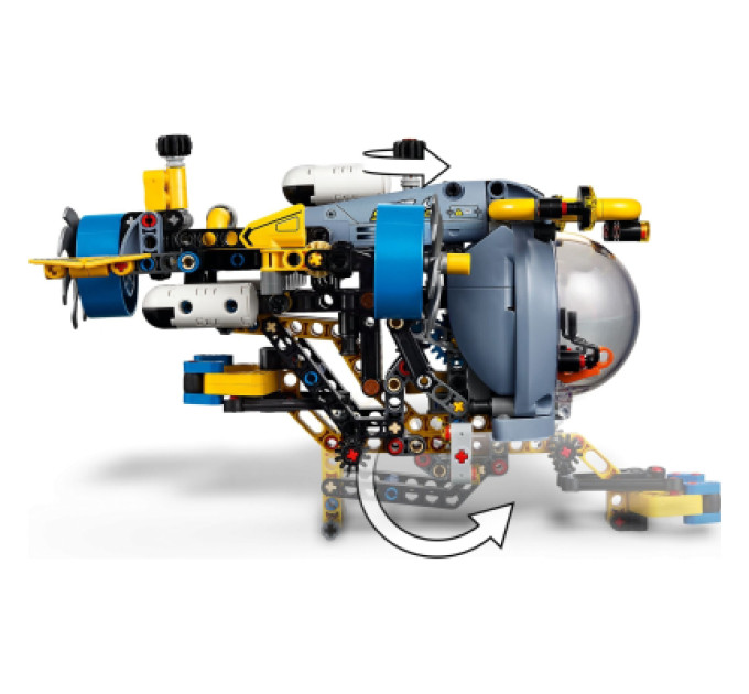 LEGO Конструктор LEGO Technic Глибоководний дослідницький підводний човен (42201)