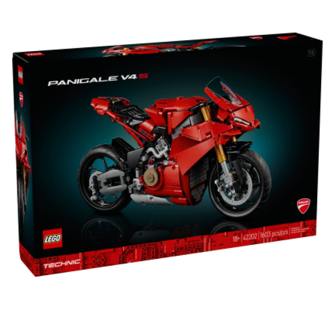 LEGO Конструктор LEGO Technic Мотоцикл Ducati Panigale V4 S (42202)