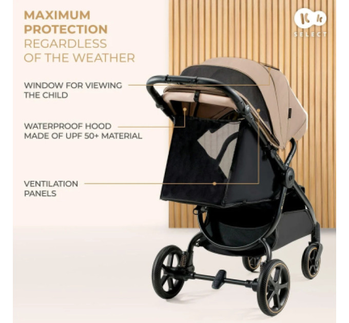 Kinderkraft Коляска Kinderkraft Mitzy Linen Beige (KSMITZ00BEG0000) (5902533924356)