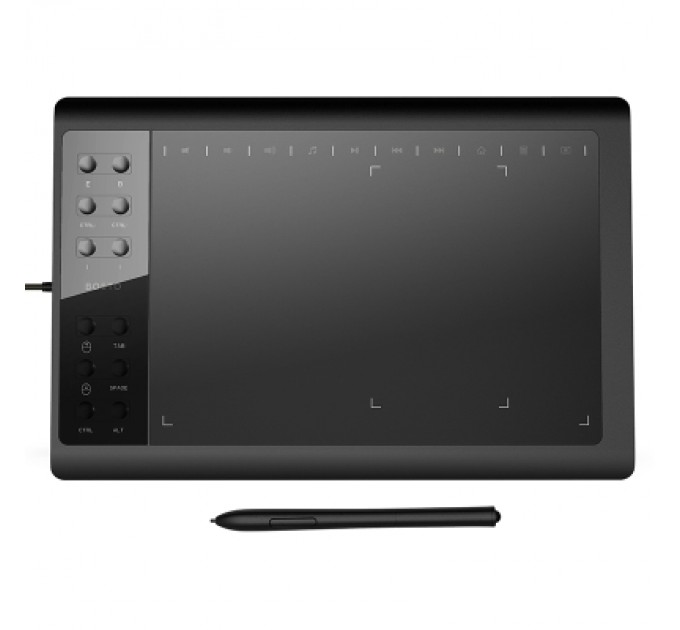 Bosto Графічний планшет Bosto 1060 Plus Black (B1060PLUS)