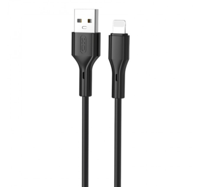 XO Дата кабель USB 2.0 AM to Lightning 1.0m black XO (NB230_L_Black)