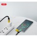 XO Дата кабель USB 2.0 AM to USB-C + USB 2.0 AM to Lightning 1.0m 60W black XO (NB283_4-in-1_Black)