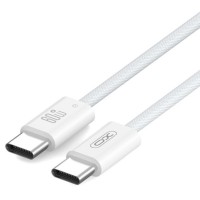 Дата кабель USB-C to USB-C 1.0m 60W white XO (NBQ273_C_White)