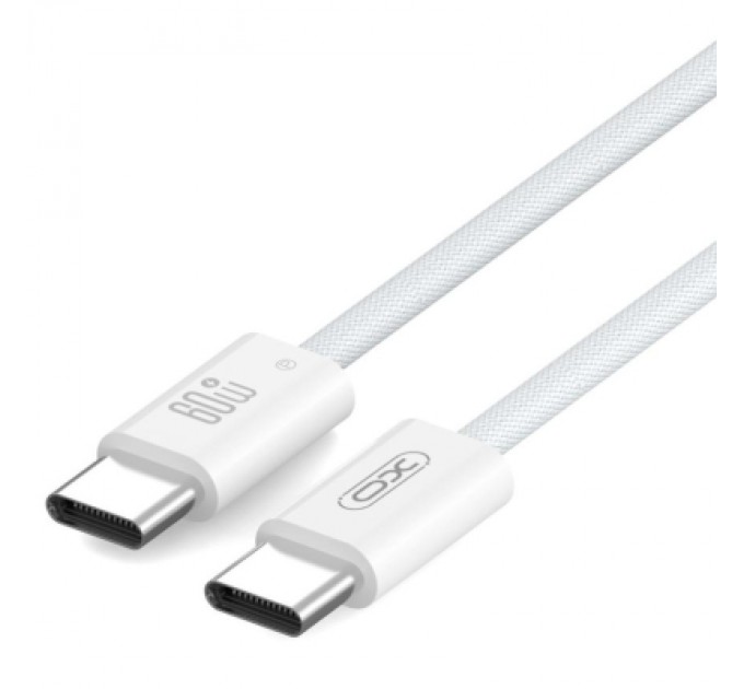 XO Дата кабель USB-C to USB-C 1.0m 60W white XO (NBQ273_C_White)