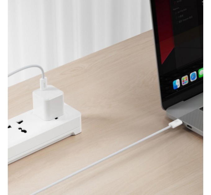 XO Дата кабель USB-C to USB-C 1.0m 60W white XO (NBQ273_C_White)