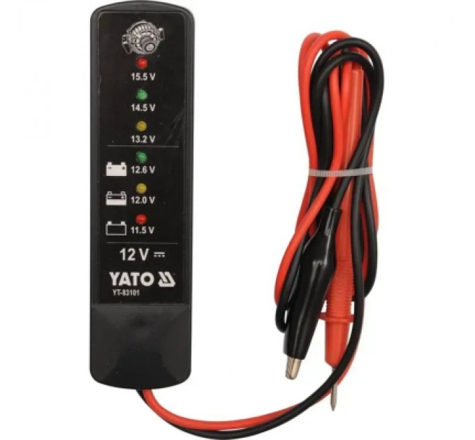 Yato Тестер для акумуляторів Yato YT-83101