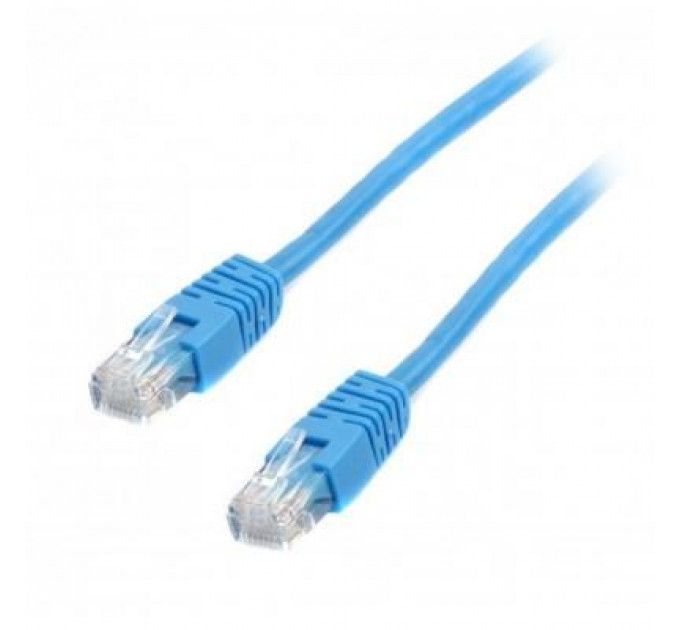 Патч-корд 3м UTP cat 6 CCA blue Cablexpert (PP6U-3M/B)