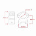 Hawke Кріплення для прицілу Hawke Matchmount 1" Weaver Med (921183)