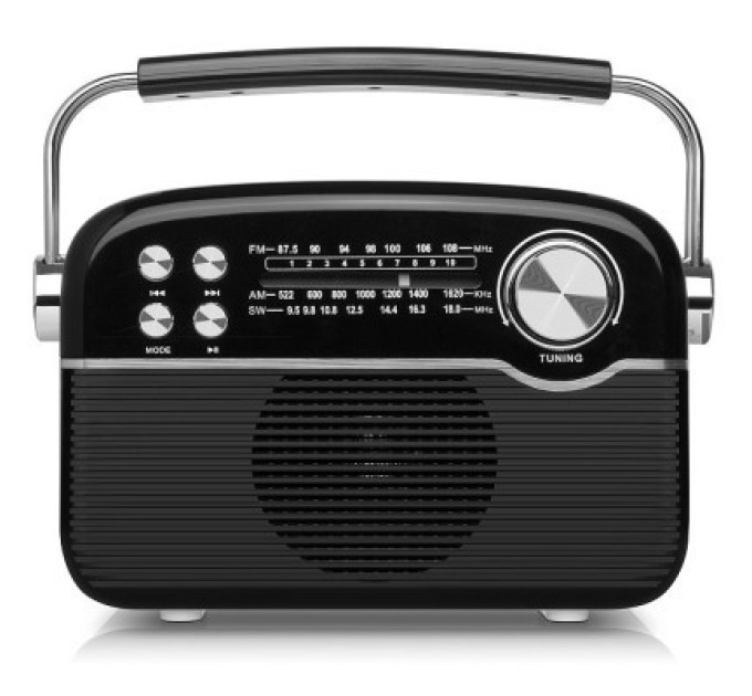 REAL-EL Портативний радіоприймач REAL-EL X-545 Black