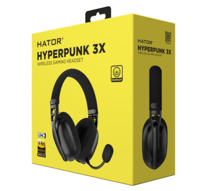 Hator Навушники Hator Hyperpunk 3X Wireless Black (ESH14)