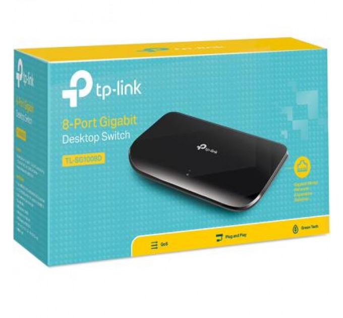 Комутатор мережевий TP-Link TL-SG1008D
