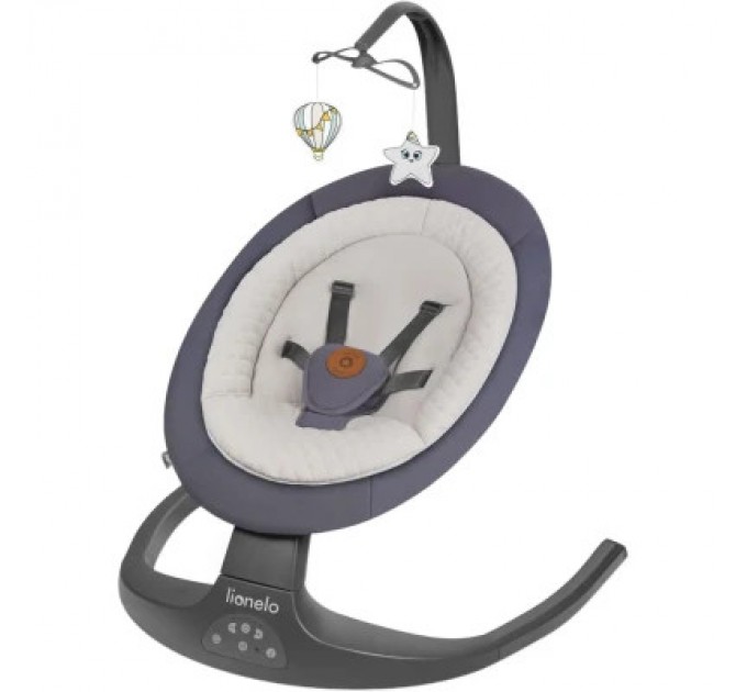 Lionelo Крісло-гойдалка Lionelo Ralf Grey Graphite (LO-RALF GREY GRAPHITE)