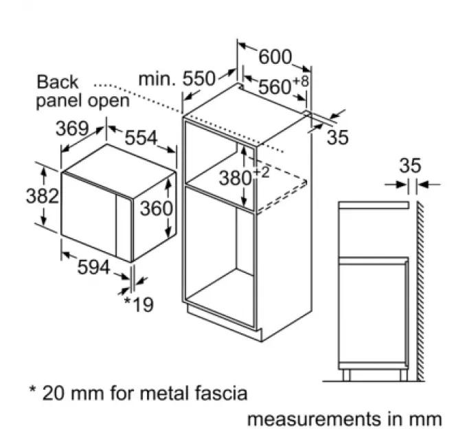 Bosch Мікрохвильова піч Bosch BEL554MS0