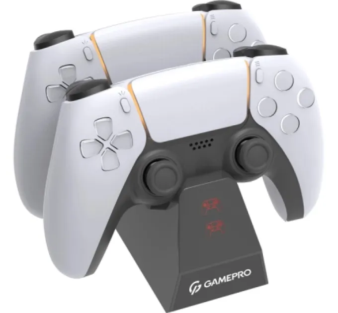 GamePro Зарядний пристрій GamePro CHS420B Для геймпадів DualSense PS5 Black (CHS420B)