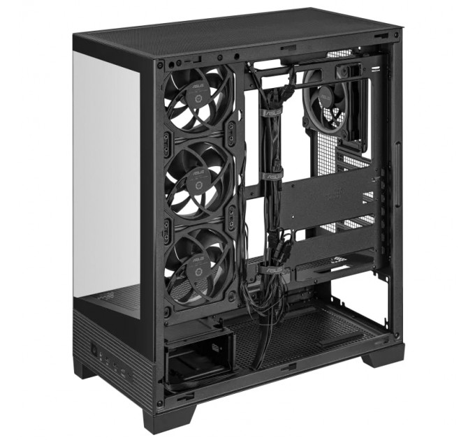 ASUS Корпус Asus A31 Plus Black Tempered Glass без БЖ (90DC00R0-B19000)