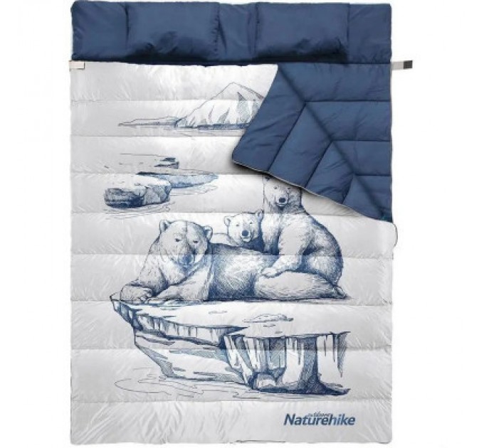 Naturehike Спальний мішок Naturehike двомісний NH21MSD06 темно-синій (6927595795323)