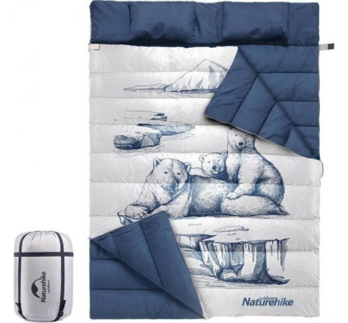 Naturehike Спальний мішок Naturehike двомісний NH21MSD06 темно-синій (6927595795323)