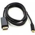 PowerPlant Кабель мультимедійний USB Type-C 3.1 Thunderbolt 3 (M) to DisplayPort (M) 1.8m 4K PowerPlant (CA911844)