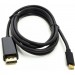 PowerPlant Кабель мультимедійний USB Type-C 3.1 Thunderbolt 3 (M) to DisplayPort (M) 1.8m 4K PowerPlant (CA911844)