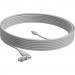 Logitech Кабель мультимедійний Logitech Rally Mic Pod Extension Cable Off White USB WW 10M (952-000047)