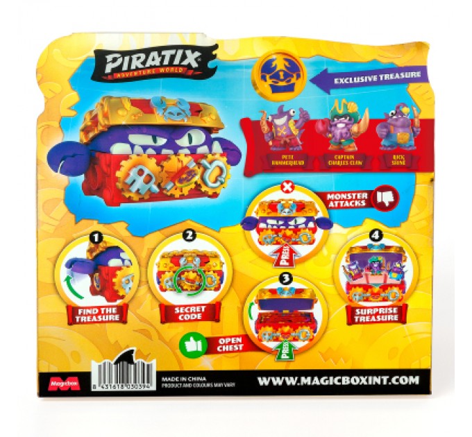 Piratix Ігровий набір Piratix S Скриня зі скарбами (PPXSP116IN00)