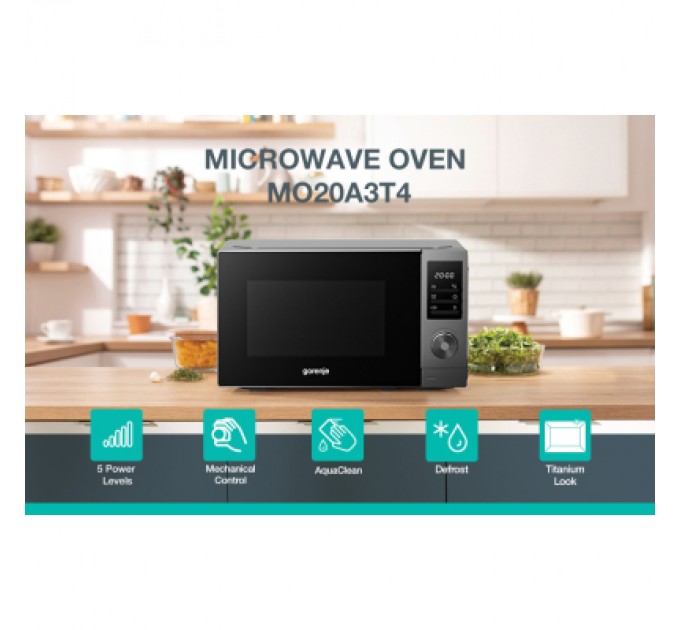 Gorenje Мікрохвильова піч Gorenje MO20A3T4