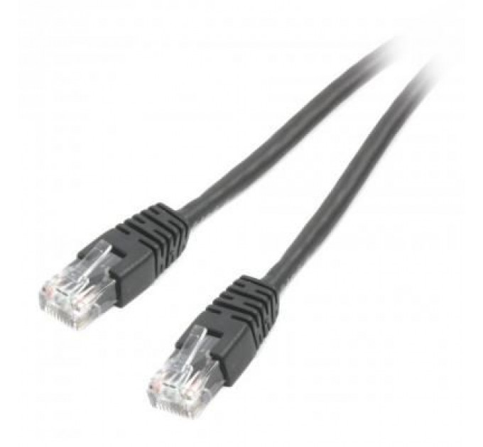 Патч-корд 5м UTP cat 6 CCA black Cablexpert (PP6U-5M/BK)