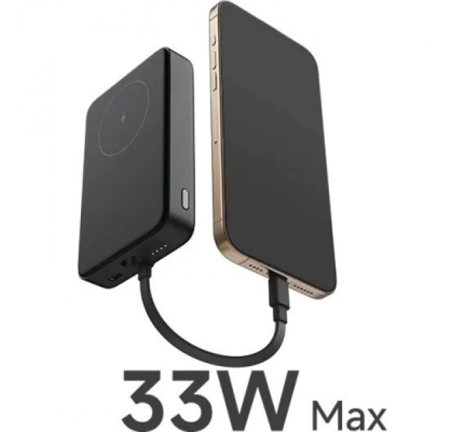 Xiaomi Батарея універсальна Xiaomi 10000mAh 33W Magnetic Integrated Cable grey (BHR9823GL)