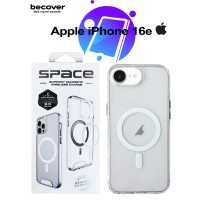 Чохол до мобільного телефона BeCover Space Case MagSafe Apple iPhone 16e Transparent (713884)