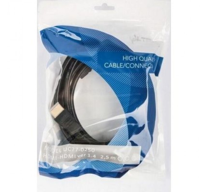 Ultra Кабель мультимедійний HDMI to HDMI 2.5m Ultra (UC77-0250)
