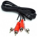 PowerPlant Кабель мультимедійний 2*RCA (M) to 2*RCA (M), 1 m PowerPlant (CA912032)