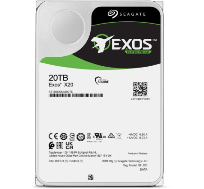 Seagate Жорсткий диск SAS 3.5" 20TB Seagate (ST20000NM007H)