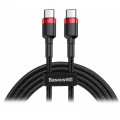 Baseus Дата кабель USB-C to USB-C 2.0m USB 3.1 3A red-black Baseus (CATKLF-H91)