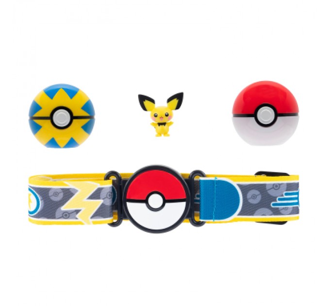 Pokemon Ігровий набір Pokemon W15 - Пояс з покеболами Пічу (PKW3643)