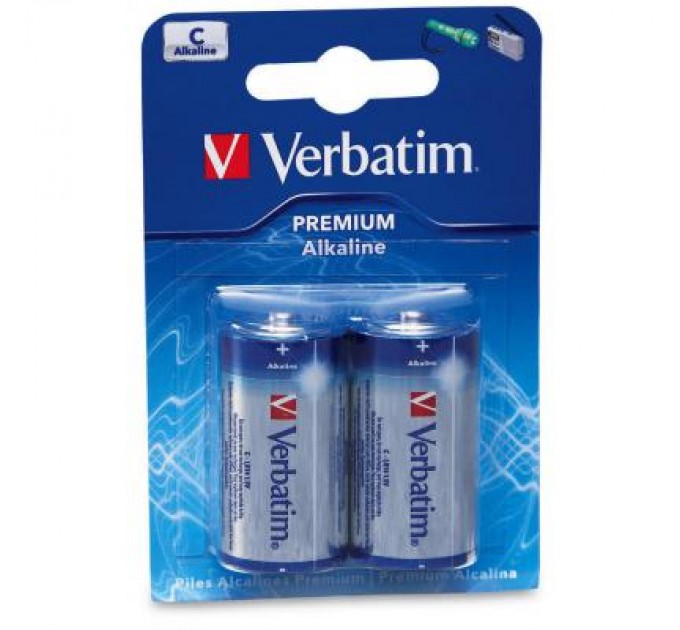 Verbatim Батарейка Verbatim C alcaline * 2 (49922)