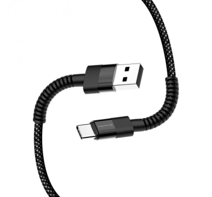 ColorWay Дата кабель USB 2.0 AM to Type-C 1.0m 2.4А black ColorWay (CW-CBUC063-BK)