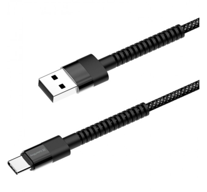 ColorWay Дата кабель USB 2.0 AM to Type-C 1.0m 2.4А black ColorWay (CW-CBUC063-BK)