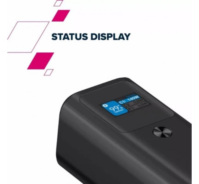 Canyon Батарея універсальна Canyon PB-2010 27000mAh PD/3.1/140Wh, in/out2xUSB-C PD/140W, outUSB-A/22.5W (CNE-CPB2010DG)