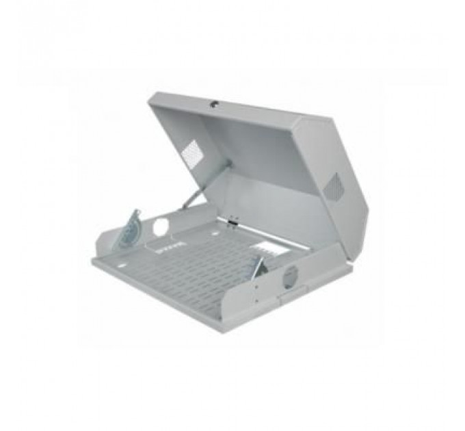 Шафа настінна Mirsan SLIM 3+5U 19" 537x475, RAL 7035 (MR.SLM.02)